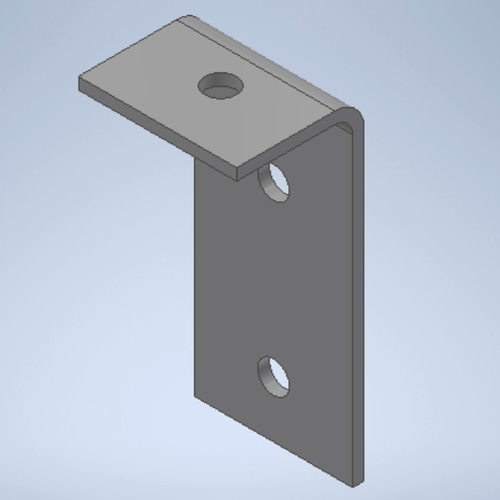 Brace-Plenum Divider/Airduct Front