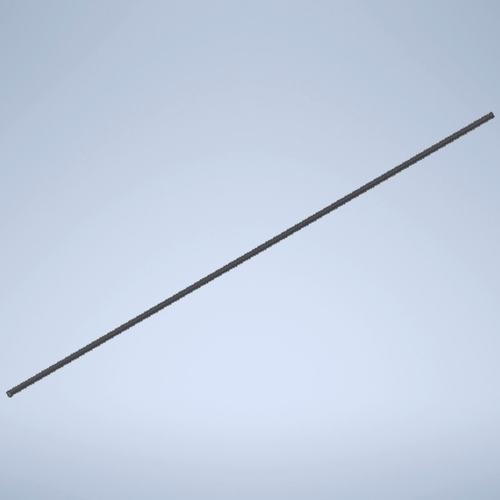 3/4-6 Acme Thread-Zinc Zinc Rod