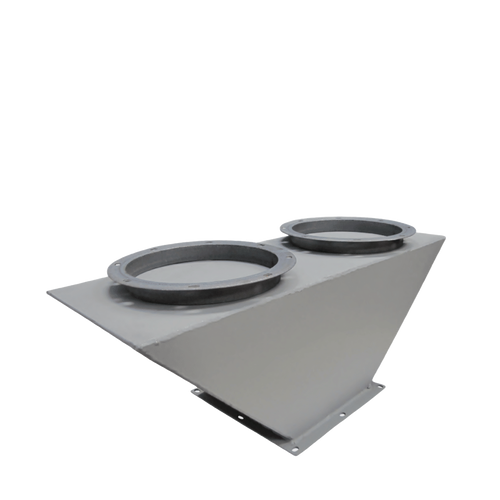 Collector Box, Two Inlets One Outlet