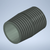 Close-1/2in Conduit Galvanized Nipple
