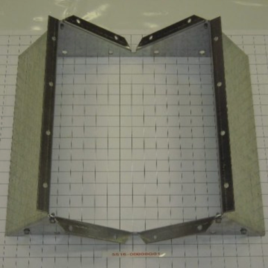 Fill Hopper Galvanized Base Subassembly