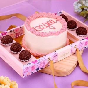 Jango Embalagens 10 Pack - Bentô Cake box  with 6 Truffles - GRACIOSA (Code 4196)  Jango Embalagens 10 Pack - Bentô Cake box  with 6 Truffles - GRACIOSA (Code 4196)