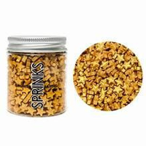 Sprinks GOLD STARZ (70g)  5mm - by Sprinks  Sprinks GOLD STARZ (70g)  5mm - by Sprinks