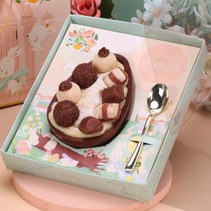 Jango Embalagens 10 pack Spoonable Easter Box for 250/350/500GR | With Acetate Lid with Handle optional (DELICADEZA Code 4550) Jango Embalagens 10 pack Spoonable Easter Box for 250/350/500GR | With Acetate Lid with Handle optional (DELICADEZA Code 4550)