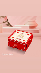 10 Pack - Box for 4 truffles  with window NO DIA QUE EU SUMIR   (Code 1046)