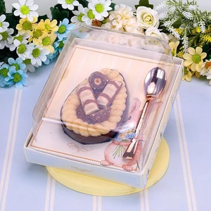 Jango Embalagens 10 pack Spoonable Easter Box AMANHECER  for 250/350/500GR | With Acetate Lid  (CODE 5541 ) 