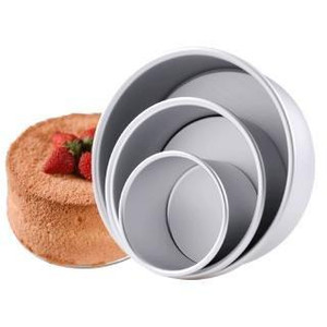 Deep Round Straight Sided Aluminum Cake Pan -  Sizes  (4",6",7",8",9",10", 12" Inches)   Deep Round Straight Sided Aluminum Cake Pan -  Sizes  (4",6",7",8",9",10", 12" Inches)