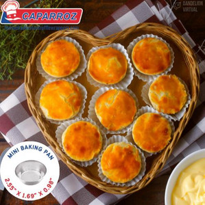 Caparroz (Code 0312 |0313 |0314|0315|0316 )Empada Baking Pan One DOZEN   Caparroz (Code 0312 |0313 |0314|0315|0316 )Empada Baking Pan One DOZEN