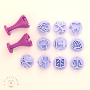 O Carimbinho PROFESSIONS - Stamps For Brigadeiros & Desserts (2 options) O Carimbinho PROFESSIONS - Stamps For Brigadeiros & Desserts (2 options)