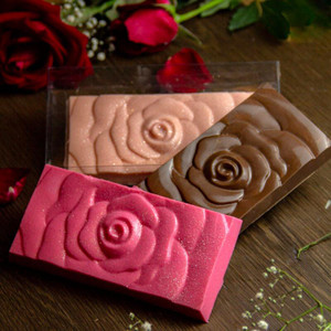 BWB Molds Rose Chocolate Bar (Code 10386 and 10389)  BWB Molds Rose Chocolate Bar (Code 10386 and 10389)