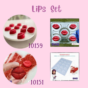BWB Molds Lips Mold  Collection (Code 10159 | 10151) 2 Options 