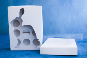 Meu Pai Caixas 10 Pack  Bunny  12 Brigadeiros Box | Truffle -Bonbon Box (2 Insert Sizes)  Meu Pai Caixas 10 Pack  Bunny  12 Brigadeiros Box | Truffle -Bonbon Box (2 Insert Sizes)