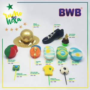 BWB Molds Brazilian Soccer Flag (Code 333)one-part Mold  BWB Molds Brazilian Soccer Flag (Code 333)one-part Mold