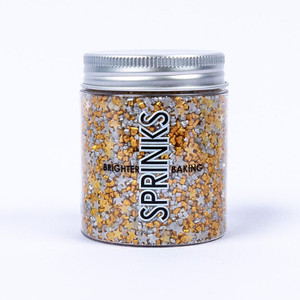 Sprinks GOLD RUSH GLITZ Sprinkles (75g) - By Sprinks  Sprinks GOLD RUSH GLITZ Sprinkles (75g) - By Sprinks