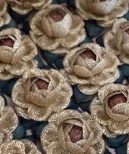 Forminhas Boston Camelias  in Fabric Truffle Wrappers (25 pack) 