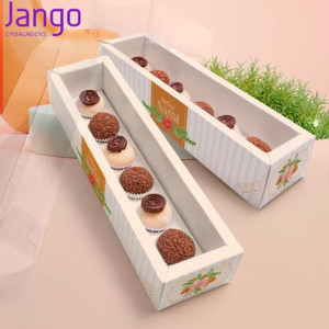 Jango Embalagens 10 Pack - Brigadeiros Box - Truffle - Bonbon ( 6 Cavities) Jango Embalagens 10 Pack - Brigadeiros Box - Truffle - Bonbon ( 6 Cavities)