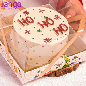 Jango Embalagens 10 Pack - Mini Cake box Happiness  ( Code 3687)  Jango Embalagens 10 Pack - Mini Cake box Happiness  ( Code 3687)