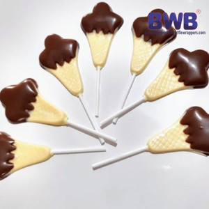 BWB Molds Icecream Cone Lollipop ( Code 87) ONE PART MOLD  BWB Molds Icecream Cone Lollipop ( Code 87) ONE PART MOLD
