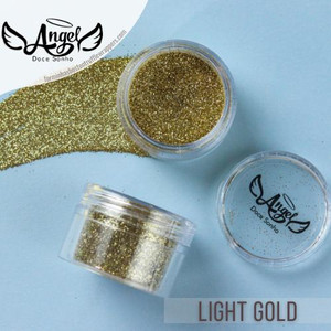 Angel Sonho Light Gold - Ouro  Claro- Angel Sonho - Glitter Decorative Powder | 8g 