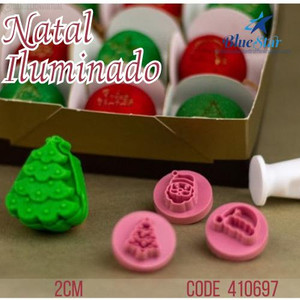 Bluestar Natal Iluminado| Illuminated Christmas Stamps (2cm) by BlueStar | 410967 Bluestar Natal Iluminado| Illuminated Christmas Stamps (2cm) by BlueStar | 410967