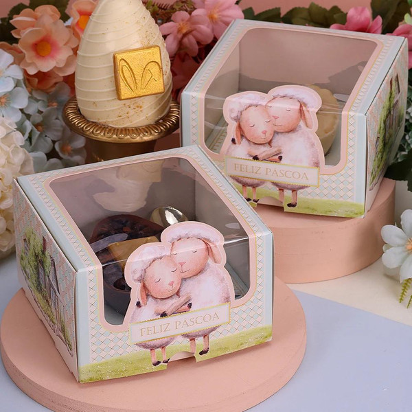 Jango Embalagens 10 pack Spoonable Easter Box for 100/150g pastoreio (Code 4679) 