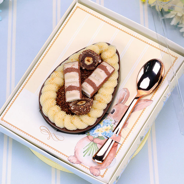 5 pack Spoonable Easter Box for 250/350/500GR | With Acetate Lid (AMANHECER 5598) 4546)