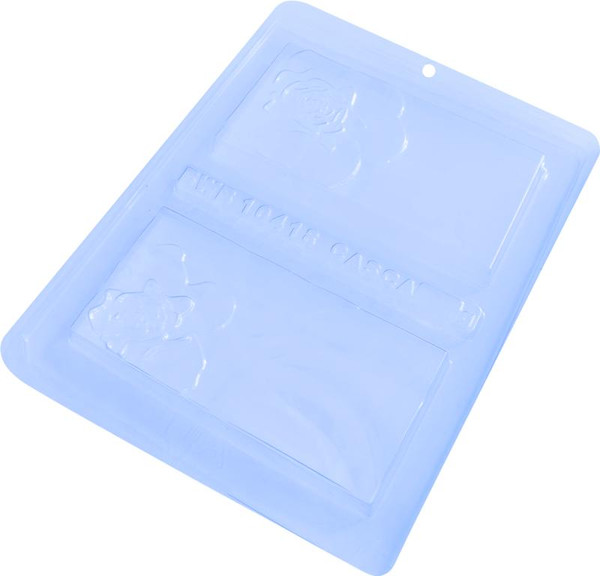 BWB Molds Floral Chocolate Bar  (Code 10624) 200 grams 