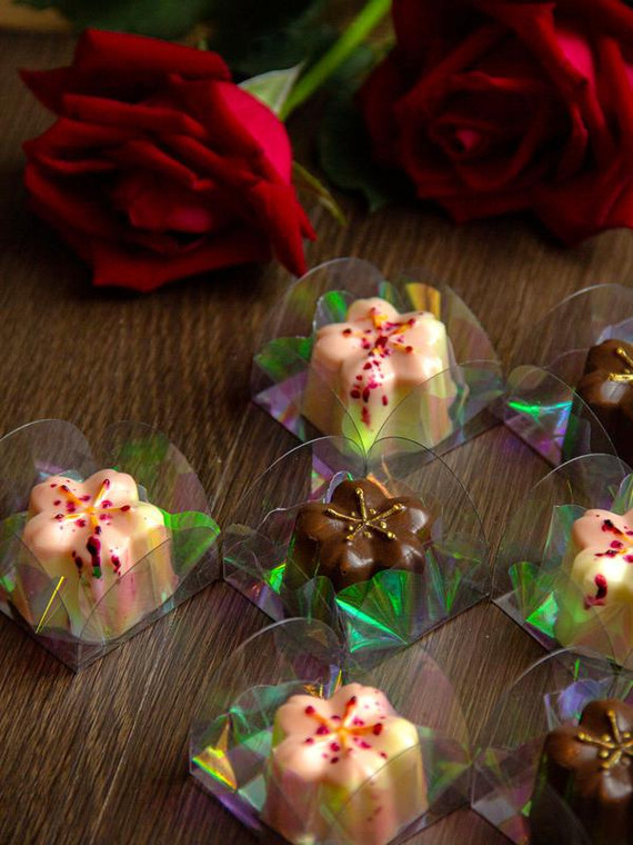 BWB Molds BWB Dessert | Mousse  Cups For Pastries  sakura flower code - 3610 