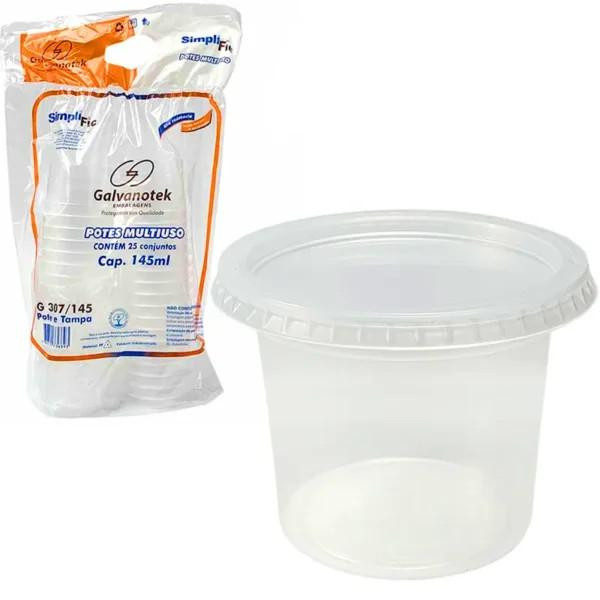 Galvanotek 25 Pack Small Dessert Individual Containers | Individual Mousse Or Cake-In-Jar ( Size 145 Ml | 4.90 Oz)G-307 
