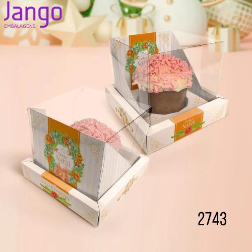 Jango Embalagens 10 Pack - Mini Panettone box Pure & Harmony  (codes 2742 |2743) 100 grams 