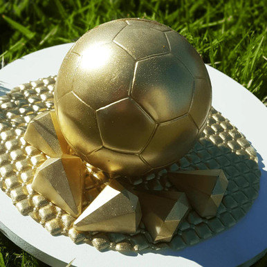 BWB Soccer Ball Mold 300g | 3 Parts with Silicone (Code 810)