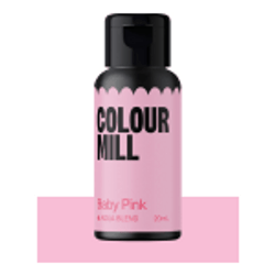 Colour Mill Aqua Blend Water-Based Food Coloring 20 Milliliters, Baby Pink