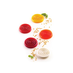Silikomart "Tourbillon9" Swirl Disc Silicone Mold