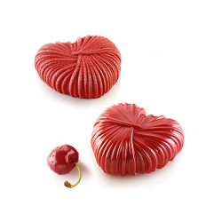 Silikomart Wire Weave Heart Silicone Mold+Cutter 