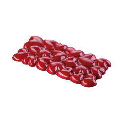 Pavoni Chocolate Bar Mold Eros, Hearts