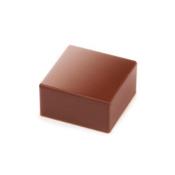 Martellato Clear Polycarbonate Chocolate Mold, Straight-Sided Square 