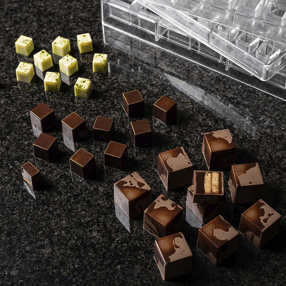 Pavoni Chocolate Mold Cubo  