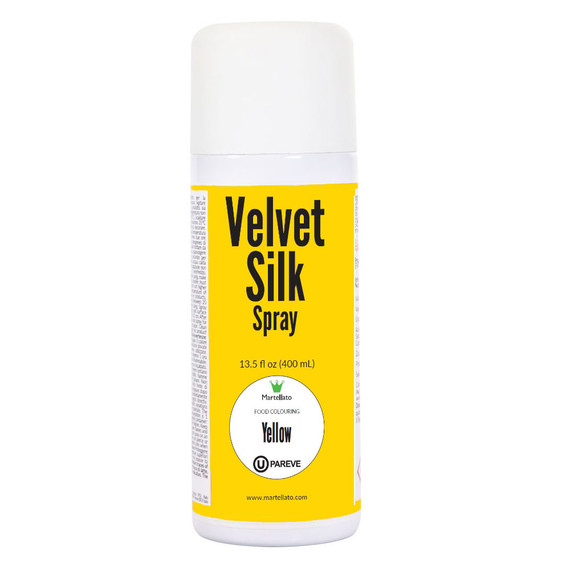 Martellato Velvet Spray Oil Based Yellow 400ml