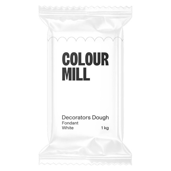 Colour Mill Decorators Dough - White - 1Kg
