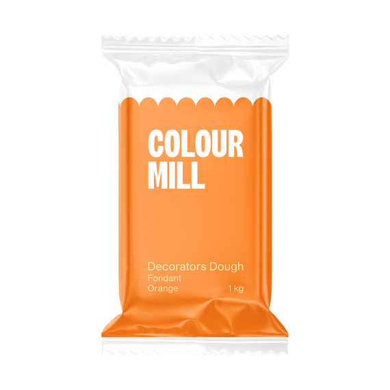 Colour Mill Decorators Dough - Orange  - 1Kg