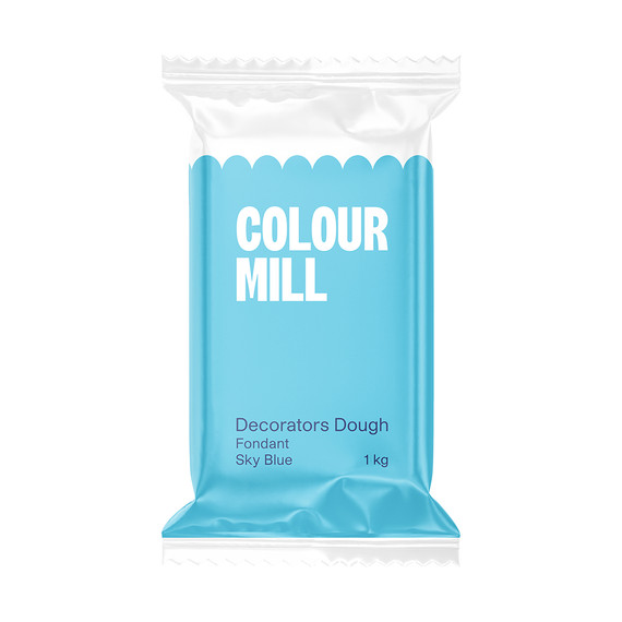 Colour Mill Decorators Dough - Sky Blue - 1Kg
