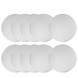 O'Crème Round White Cake Boards, 8" x 1/4" High - Pack of 10