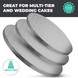 O'Crème Round Silver Cake Board 1/2" Thick, 9" Diameter pk of 5 O'Crème Round Silver Cake Board 1/2" Thick, 9" Diameter pk of 5