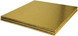 O'Creme Cake Board, half-size sheet, 13-3/4" x 18-3/4" x 1/4" thick. Boards - Gold pk of 10