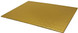 O'Creme Cake Board, 1/4 sheet, 9-3/4 x 13-3/4 x 1/4" thick. Gold, pk of 10
