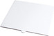 O'Creme Square MiniBoard, 4" x 4" , White (With Tab) Pk of 100
