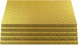 O'Crème Square Gold Cake Board 1/2" Thick, 20" x 20" PK OF 5