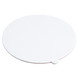 O'Creme Round MiniBoard, 4" Dia. , White (With Tab) Pk of 100