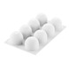 Silikomart Dome 125 Silicone Mold, 8 Cavities