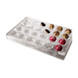 Martellato Clear Polycarbonate Chocolate Mold, Hemisphere , 24 Cavities